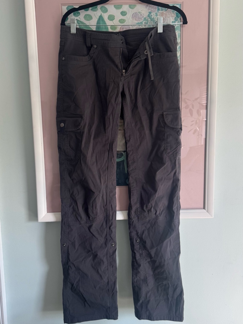 Kuhl Women's Charcoal Cargo Pants — Dark Gray